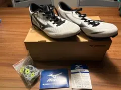 美品！ミズノ X FIRST 3 スパイクシューズ 24.5cm ホワイト