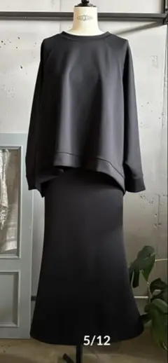 ★タグ付未使用美品★wis… オールインワン　黒　セブンフェアリー ☆タグ付未使用美品☆wis… オールインワン 黒 セブンフェアリー