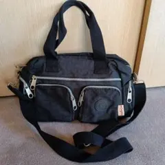 キプリング　ショルダー2wayバッグ　黒