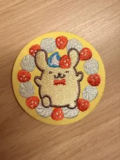 【シークレット】ポムポムプリン サンリオ biscuit4 刺繍缶バッチ