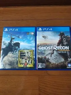 PS4 三国無双8 & ゴーストリコン ワイルドランズ 2本セット