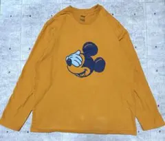 USA古着 Disney ミッキーマウス 長袖カットソー