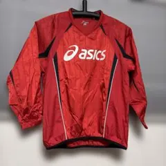asics 赤 ピステ・ウィンドブレーカー　130サイズ