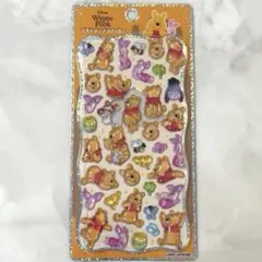 【正規品】　くまのプーさん　プチドロップステッカー　pooh ディズニー　新作