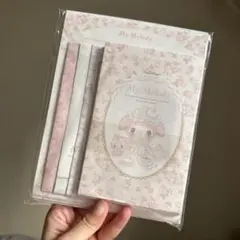 マイメロディ 白いちごのティータイム サンリオ　メモ　手紙セット　レターセット
