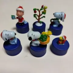 スヌーピー クリスマスフィギュア 6体セット ペプシコーラ景品