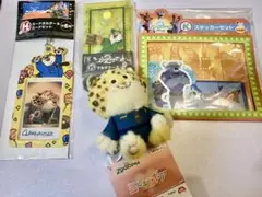 ズートピア クロウハウザー（ボアマスコット・カードホルダー、ステッカー） 計4点