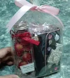 キーケース　ハーバリウム　ハンカチ　プレゼント用