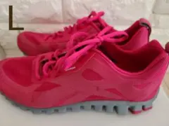#Reebok#ピンク♡ メッシュ ランニングシューズ♡L