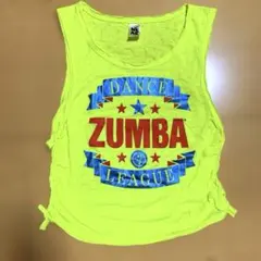 ZUMBA 蛍光イエロー タンクトップ