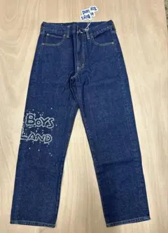 boys in toyland 刺繍ダークブルーデニムパンツ Lサイズ