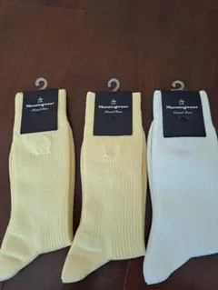 マンシングウェアMunsingwear　25〜27cmメンズソックス３足セット