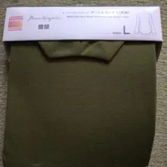 ユニクロマメクロゴウチヒートテックウールブレンド タートルネック T(長袖)L