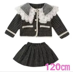 フォーマル　ツイード　セットアップ　卒園卒業　入園入学　子ども　キッズ　レース