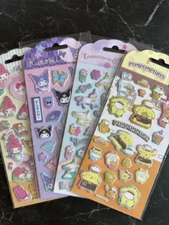 サンリオぷっくりシール4枚セット 正規品