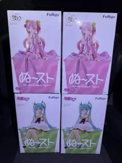 ヌーストフィギュアまとめ売り　桜ミク、初音ミク　4体セット