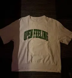 OPEN FEELING ロゴ Tシャツ ホワイト