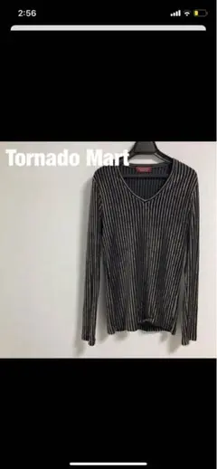 トルネードマート　vネック　ベロア