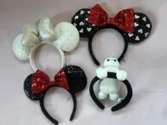 ディズニー カチューシャ 4点