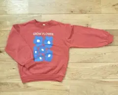 新品同様☆BRANSHES ブランシェス 花柄 赤 トレーナー 120