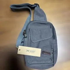 新品 XYISI ボディバッグ ショルダーバッグ グレー