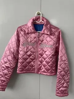 Local Heroes ピンクキルティングジャケット　y2k