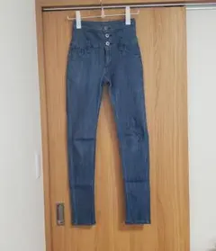 ハイウエスト スキニーパンツ