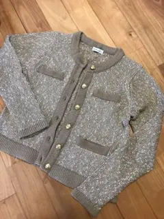 earthmusic&ecologyのニットカーディガン