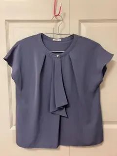 GLACIER パープル ノースリーブブラウス M