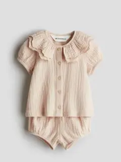 H&M ADORABLES コットンモスリン2アイテムセット　55cm 56cm