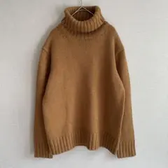 【GU】ジーユー ブラウン タートルネック セーター メンズ　ユニセックス