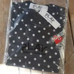 黒XXS PLAY COMME DES GARÇONS ポルカドット長袖Tシャツのサムネイル