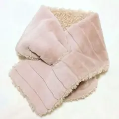 【値下げ♩】使用感のない美品♫ リバーシブル フェイクファーティペットマフラー