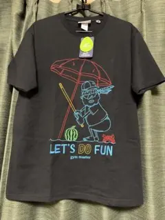 値下げ中　gym master Tシャツ ブラック 刺繍　LET'S DO