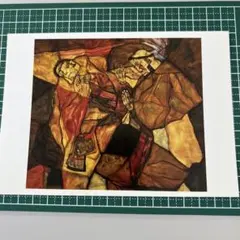 에곤 실레 고민 엽서 1912년 작품 인간의 내면적인 고통과 사투