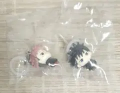 めじるしアクセサリー　呪術廻戦　虎杖悠仁　伏黒恵　ガチャガチャ