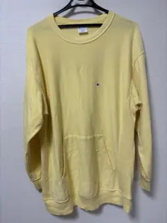 Champion リバースウィーブ スウェット L イエロー 10 oz