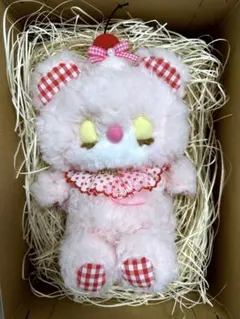 まんまるモコモコ白猫ちゃん 置き物 海外作家様 ぬいぐるみ