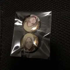 進撃の巨人　缶バッジ　アニ　ミニ　メタリック　2点セット