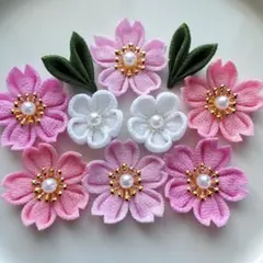 つまみ細工パーツセット桜