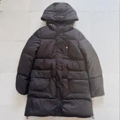 スローブイエナ　ダウンジャケット　ロングコート　美品　金ボタン金具　フード付