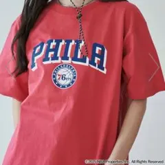 NBA PHILADELPHIA 76ers Tシャツ レッド