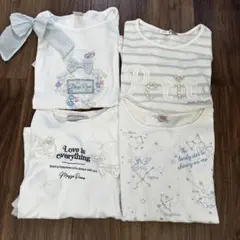 メゾピアノ♡Tシャツ4枚セット150 160