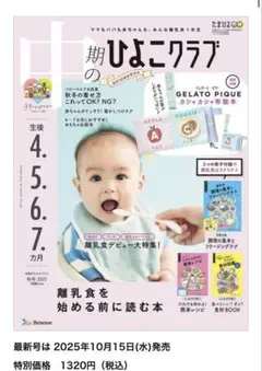 中期のひよこクラブ2025年秋号(付録なし)