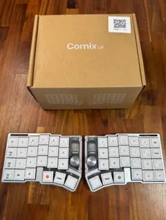 分割キーボード Cornix シルバー おまけ付き