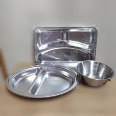 アウトドア食器 3点セット ステンレス製