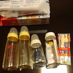 新品とUSED哺乳瓶セット