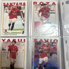 浦和レッズ Topps トレーディングカード 4枚セット