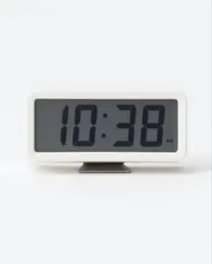 無印良品　デジタル置時計 カレンダー機能付き
