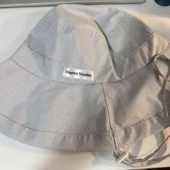 Haena Studio ストライプ柄 バケットハット 帽子